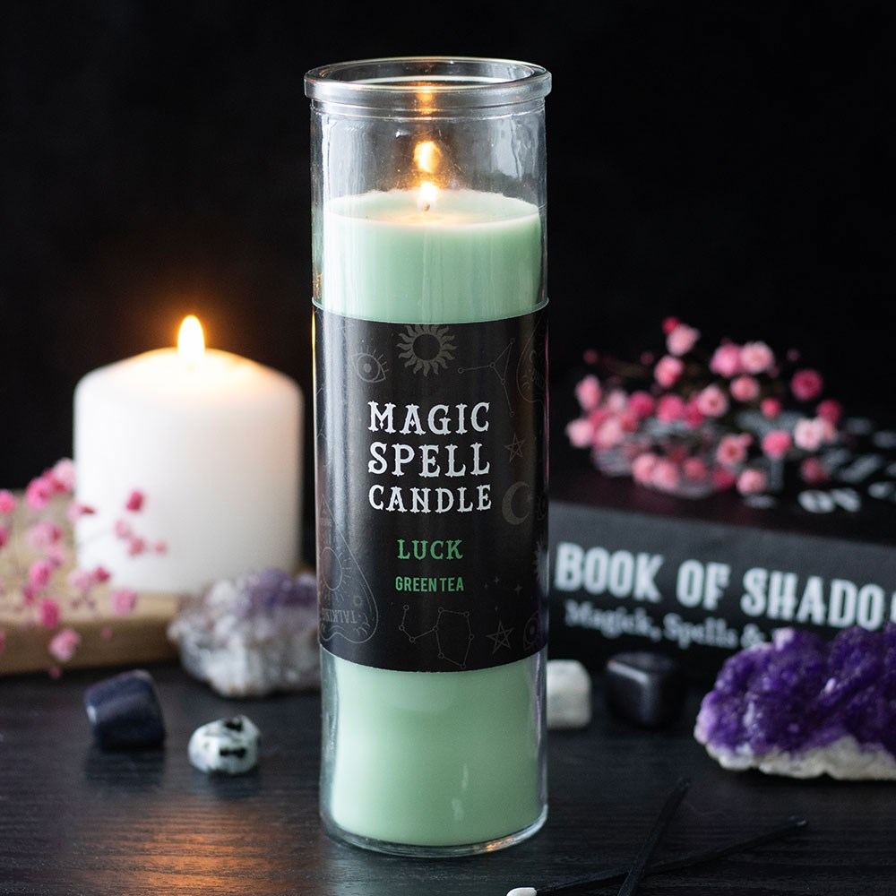 Something Different - Luck Green Tea Magic Spell Tube Bougie Parfumée - Vert